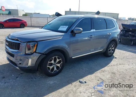 2022 Kia Telluride Ex z USA, uszkodzony, nr VIN 5XYP3DHC0NG210868